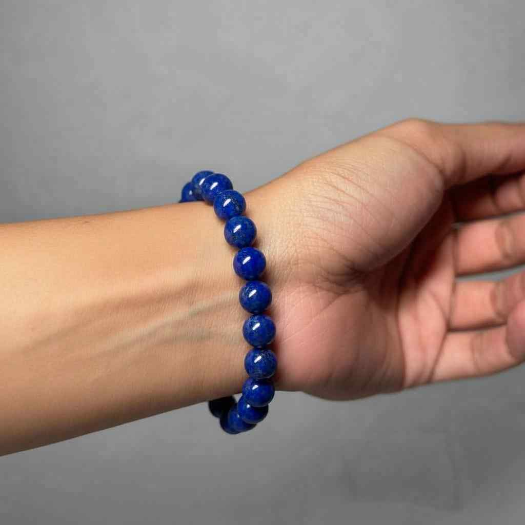 Lapis Lazuli Bracelet for Wisdom, Confidence and Intuition (unisex)