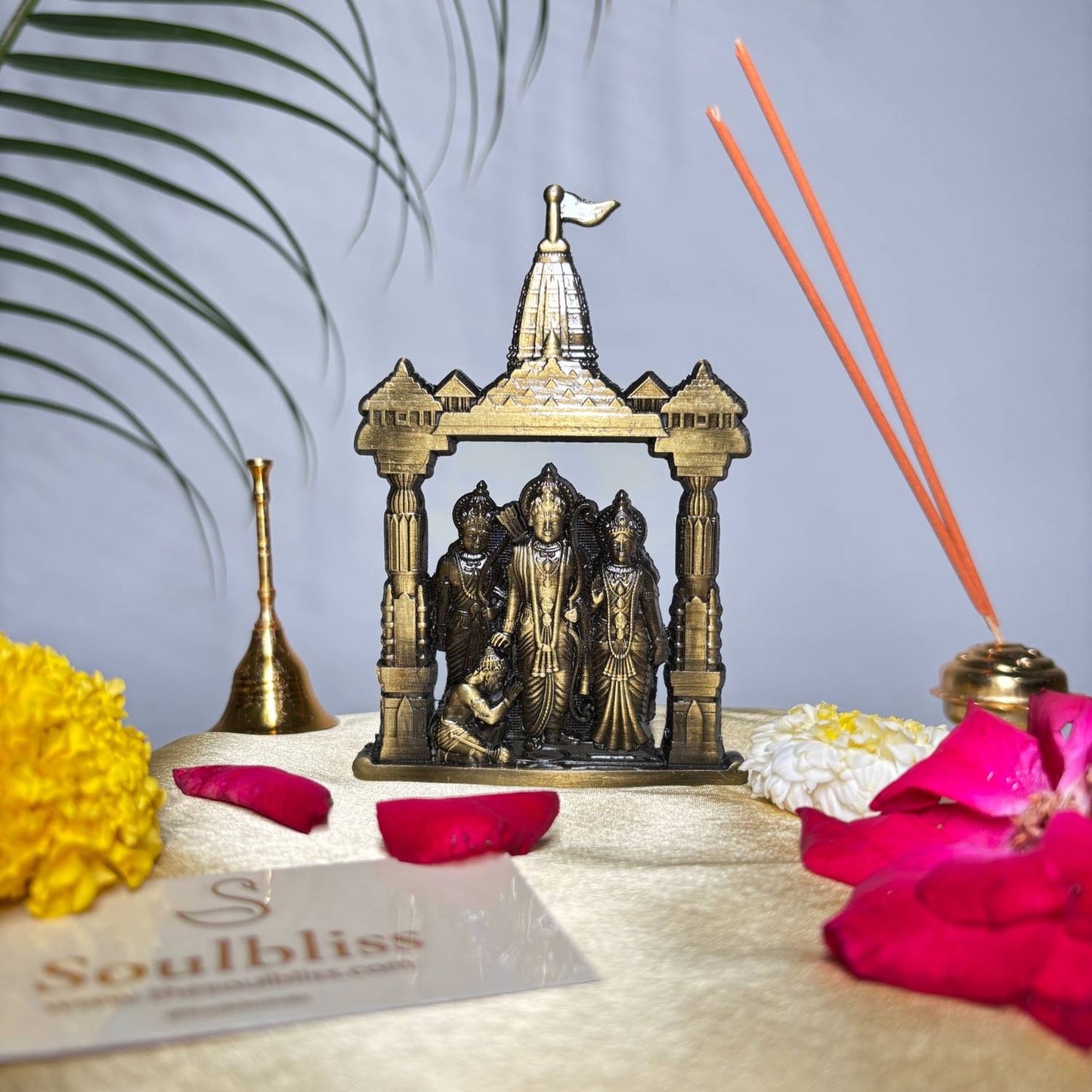 Panchdhatu Ram Darbar Idol (5 Inch x 4 Inch)