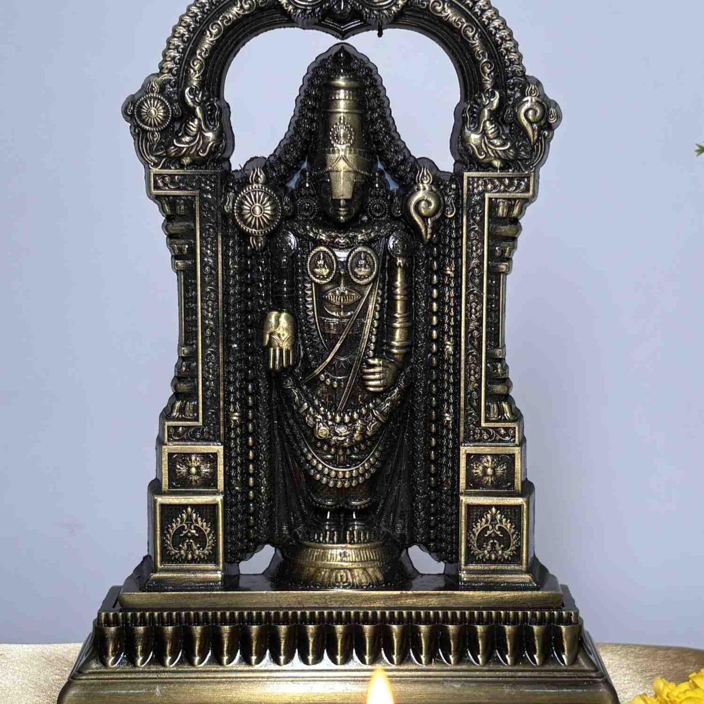 Panchdhatu Tirupati Balaji Idol – (7 Inch)