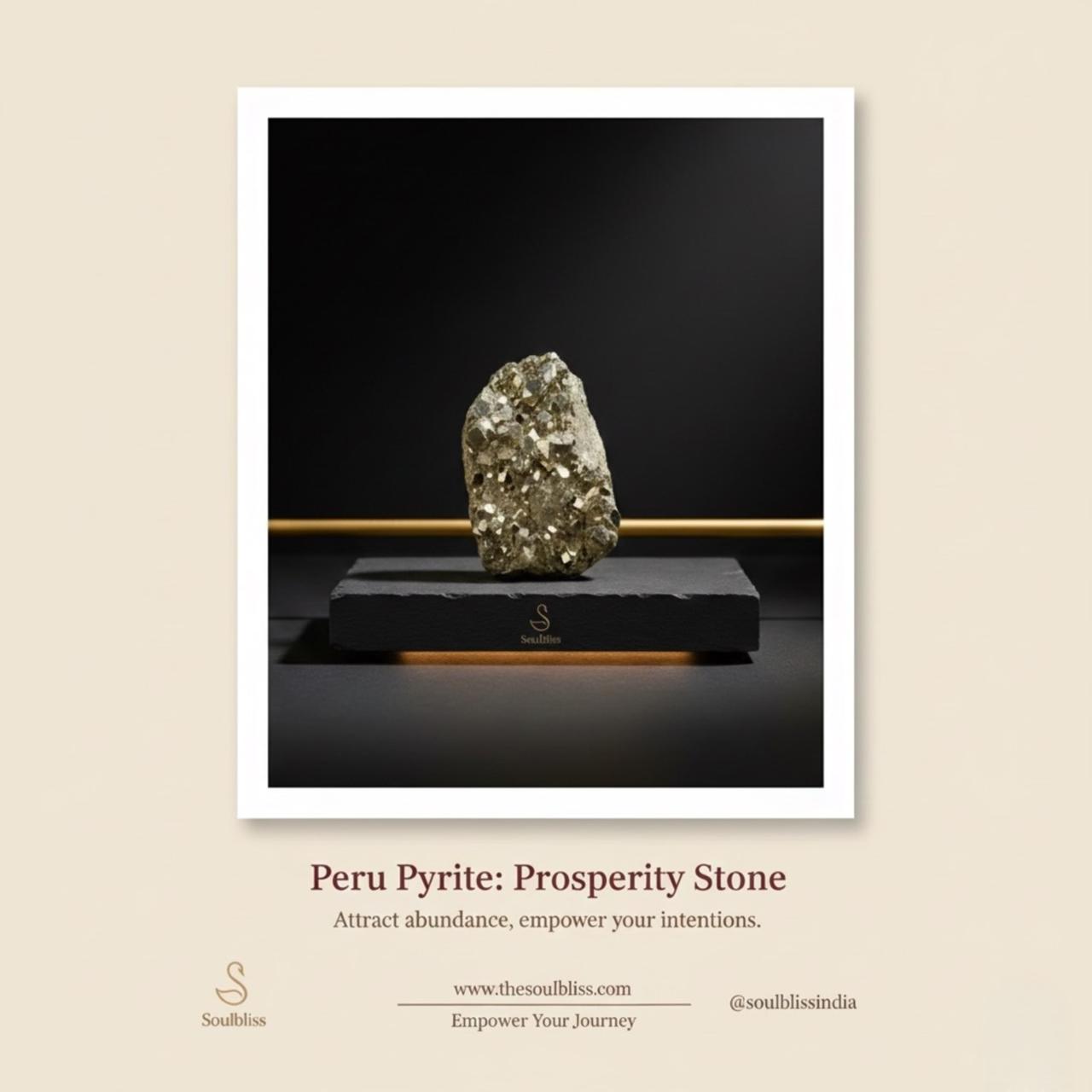 Rare Pyrite from Peru | Raw & Premium Stone of power