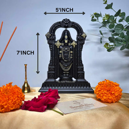 Panchdhatu Tirupati Balaji Idol – (7 Inch)