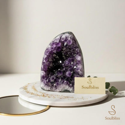 Natural Amethyst Uruguayan Cave Cluster | Soulbliss Amethyst Geode