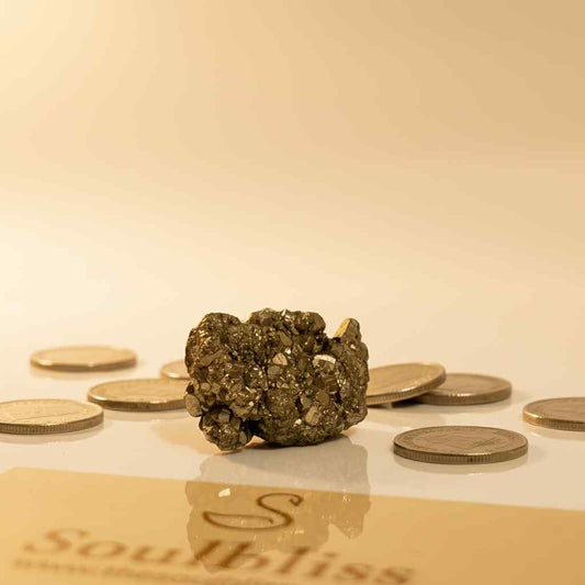 Peru Pyrite Raw Clusters for Wealth, Success & Manifestation | Soulbliss Crystal Bliss Collection