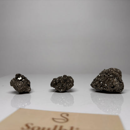 Peru Pyrite Raw Clusters for Wealth, Success & Manifestation | Soulbliss Crystal Bliss Collection