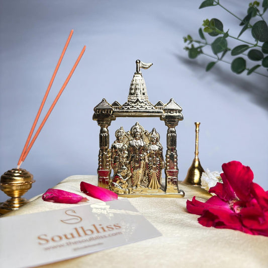 Panchdhatu Ram Darbar Idol (5 Inch x 4 Inch)