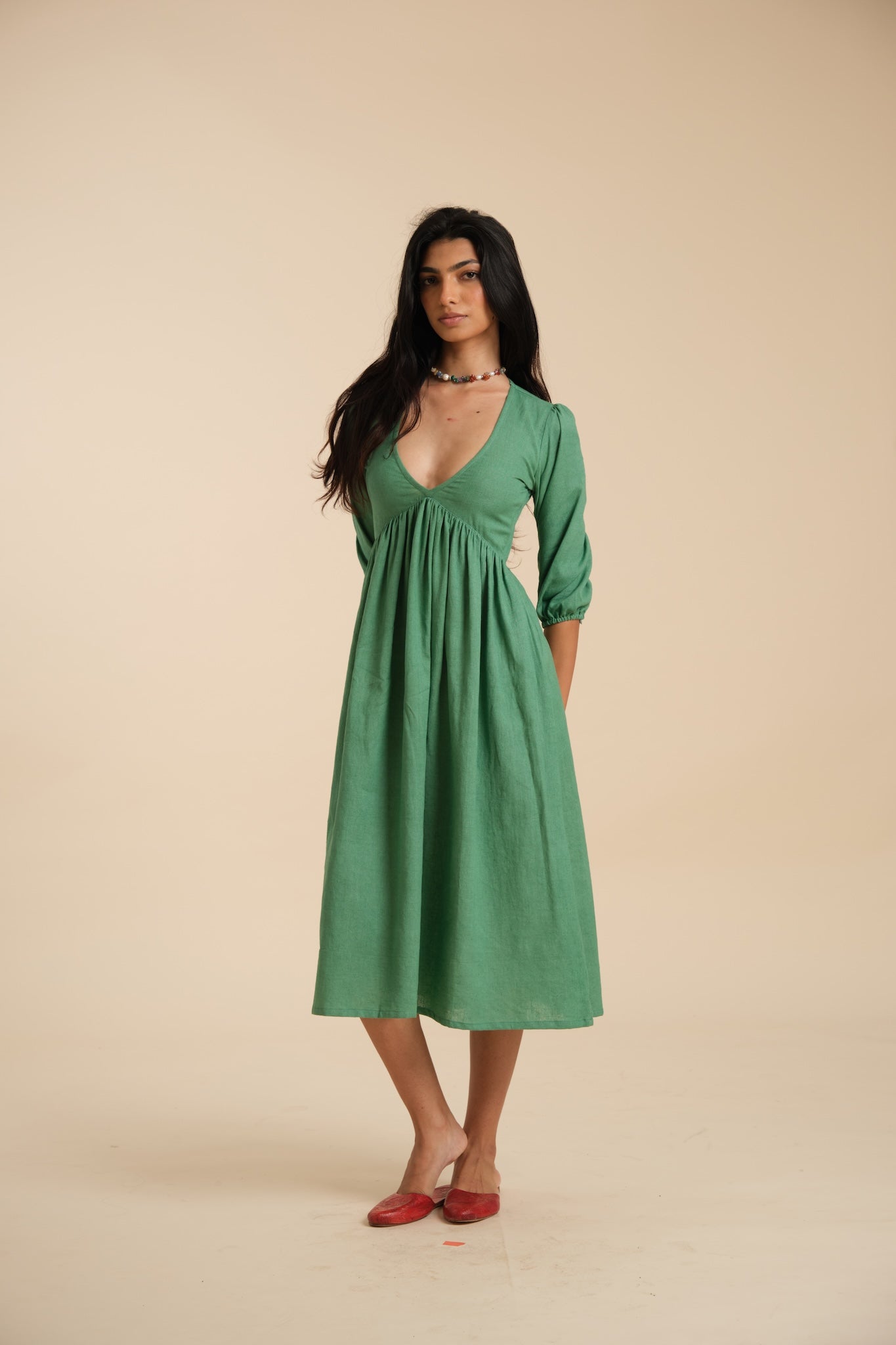 Puff Sleeve Dress