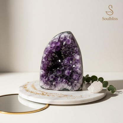 Natural Amethyst Uruguayan Cave Cluster | Soulbliss Amethyst Geode
