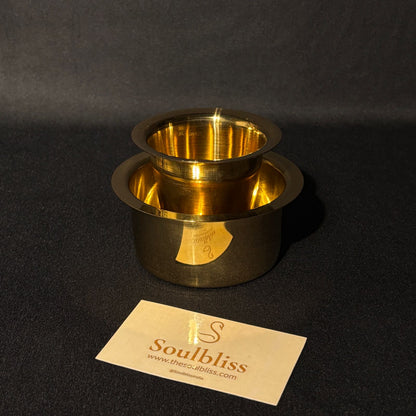 Brass Coffee Dabra Set | South Indian Filter Coffee Set