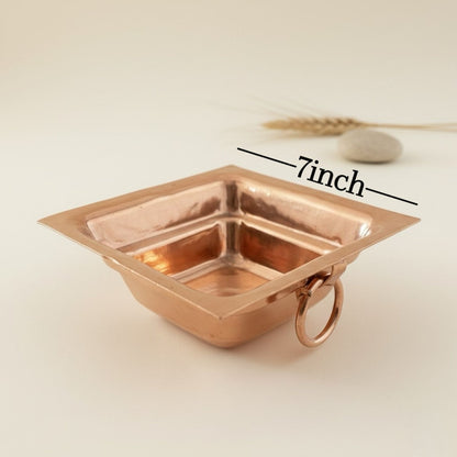 copper havan kund 7inch