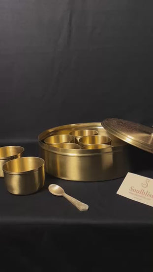 brass spice box video 