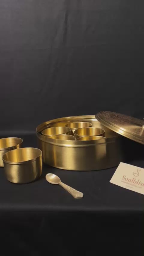 brass spice box video 