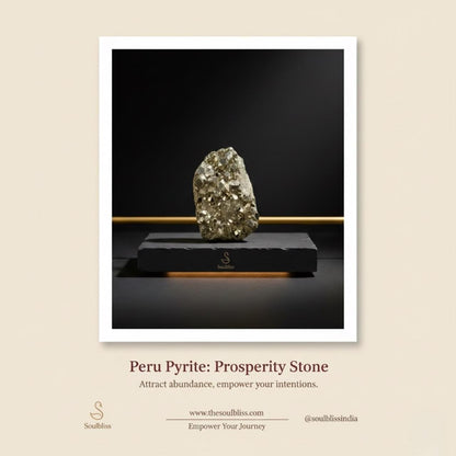 Rare Pyrite from Peru | Raw & Premium Stone of power